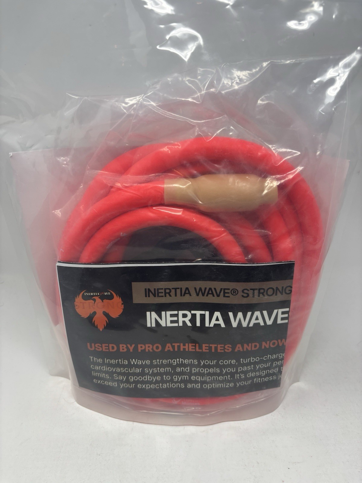 Inertia Wave Battleropes Gronk Fitness Edition Cardio Strength Training Red