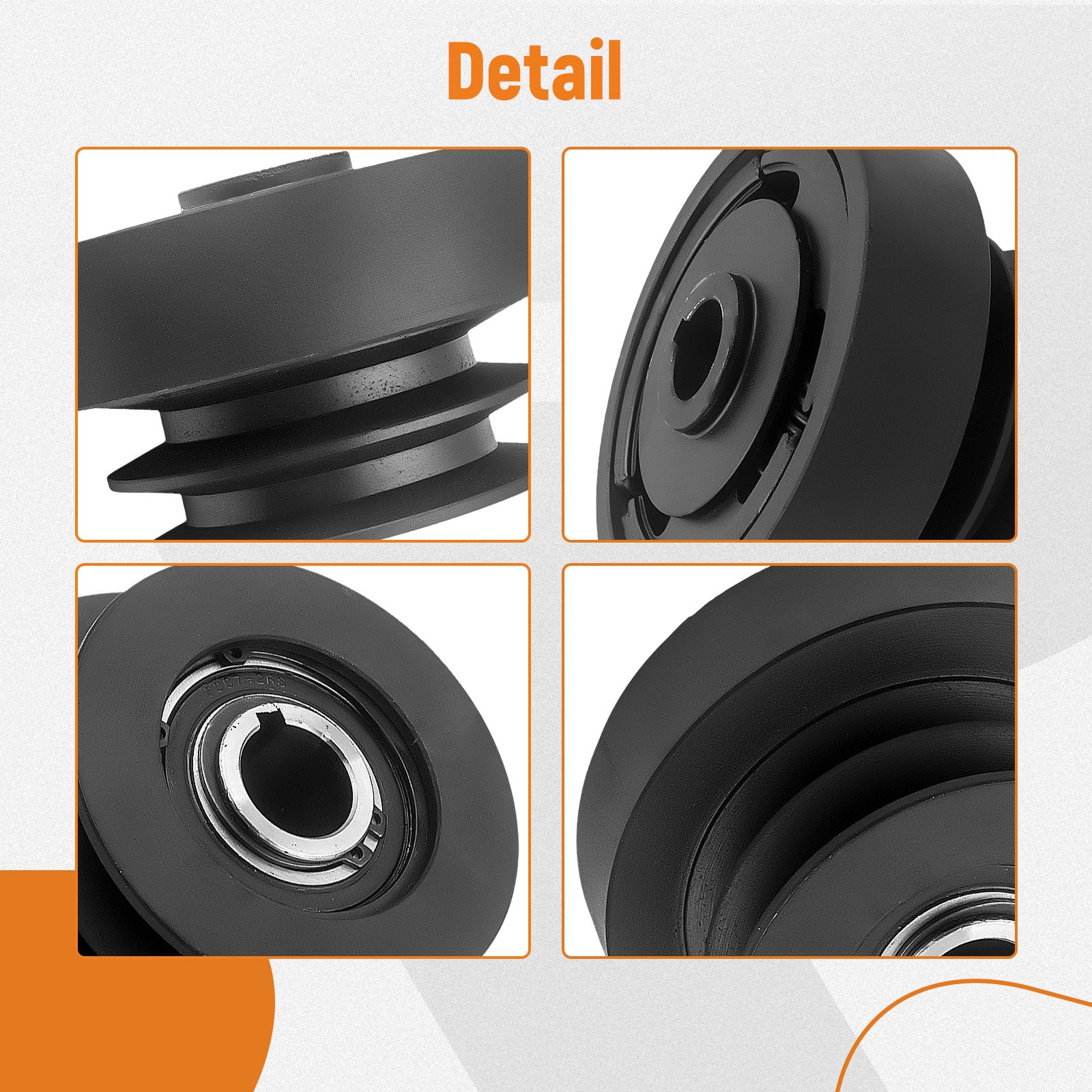 Heavy Duty 1" Bore Pulley Centrifugal Clutch Fits for 8HP-16HP Engine 2B Belts