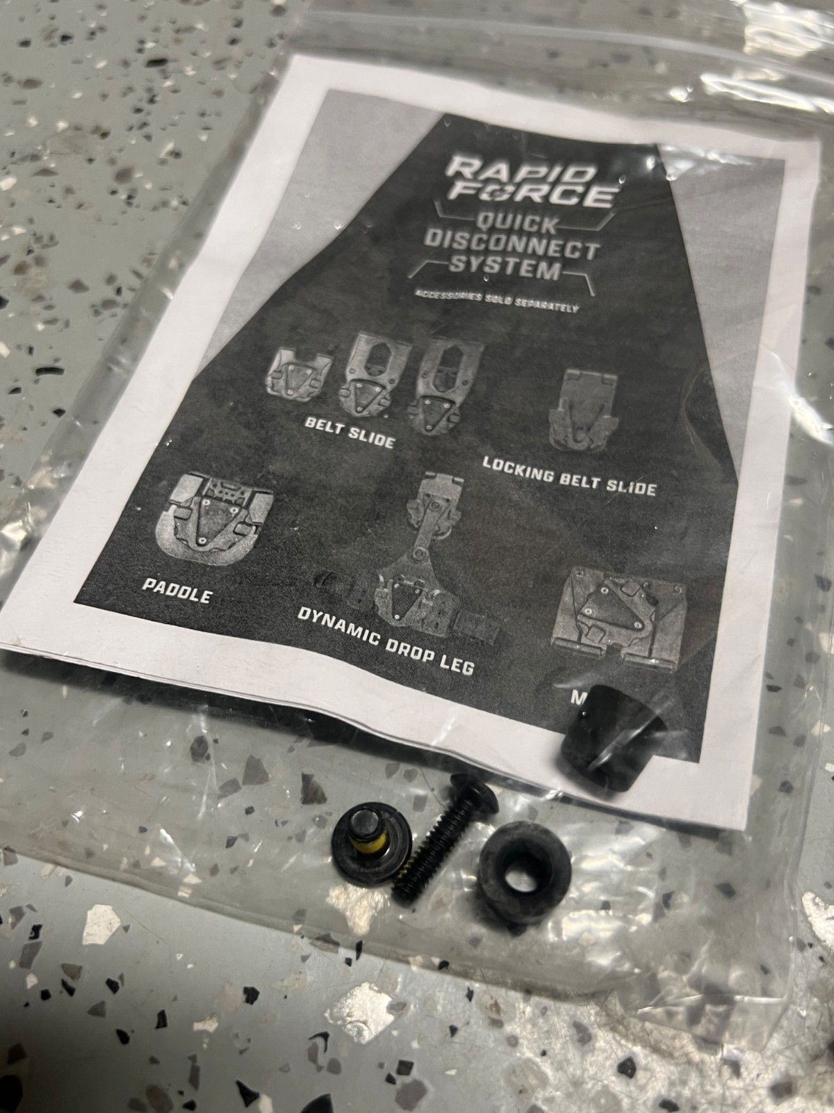 Alien Gear Holsters Rapid Force Spacer Kit w/Bag Packaging, Color: Black - NEW