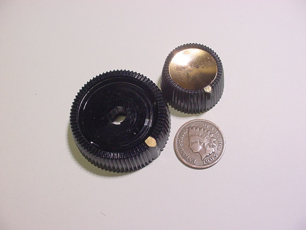 HEATHKIT SP-2 STEREO TUBE PREAMPLIFIER 2-PARTS COAXIAL CONTROL KNOB SET