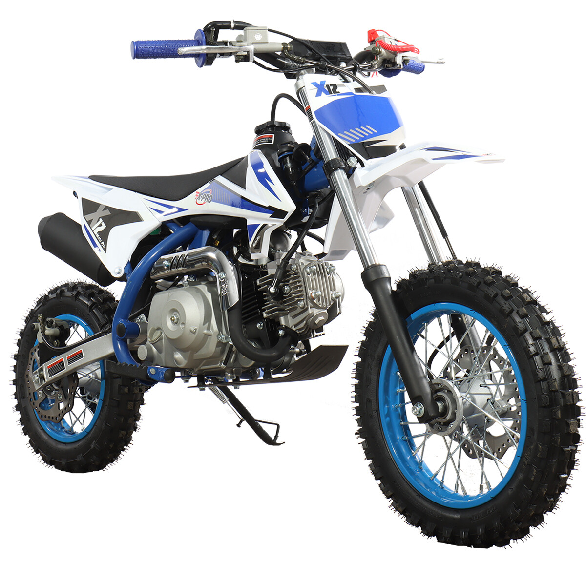 X-PRO X12 110cc Dirt Bike Pit Bike 4 Stroke Gas Powered Off Road Electric Start