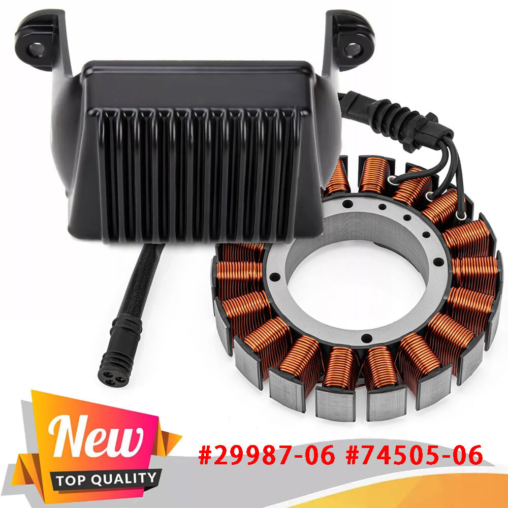 Stator & Regulator Rectifier For 2006-2008 Harley Road King FLHR / Glide FLTR