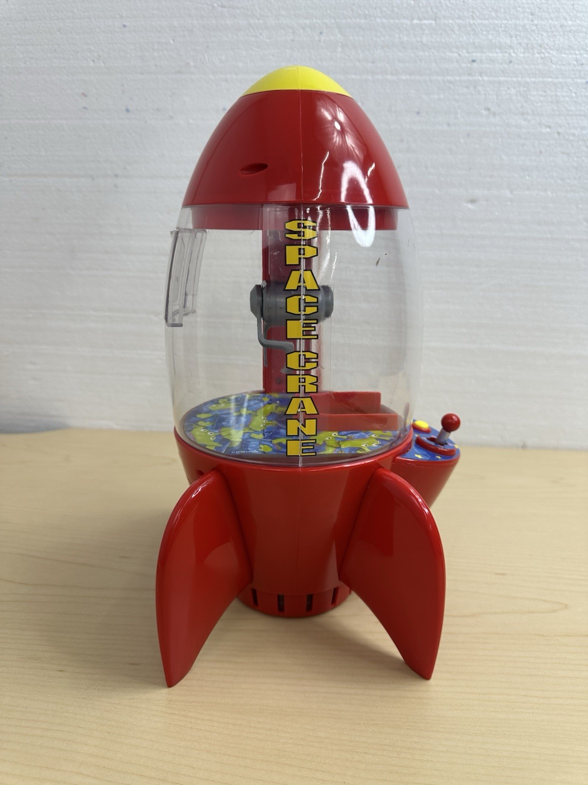 Disney Pixar Toy Story Pizza Planet Space Crane Claw Machine with Aliens Works!