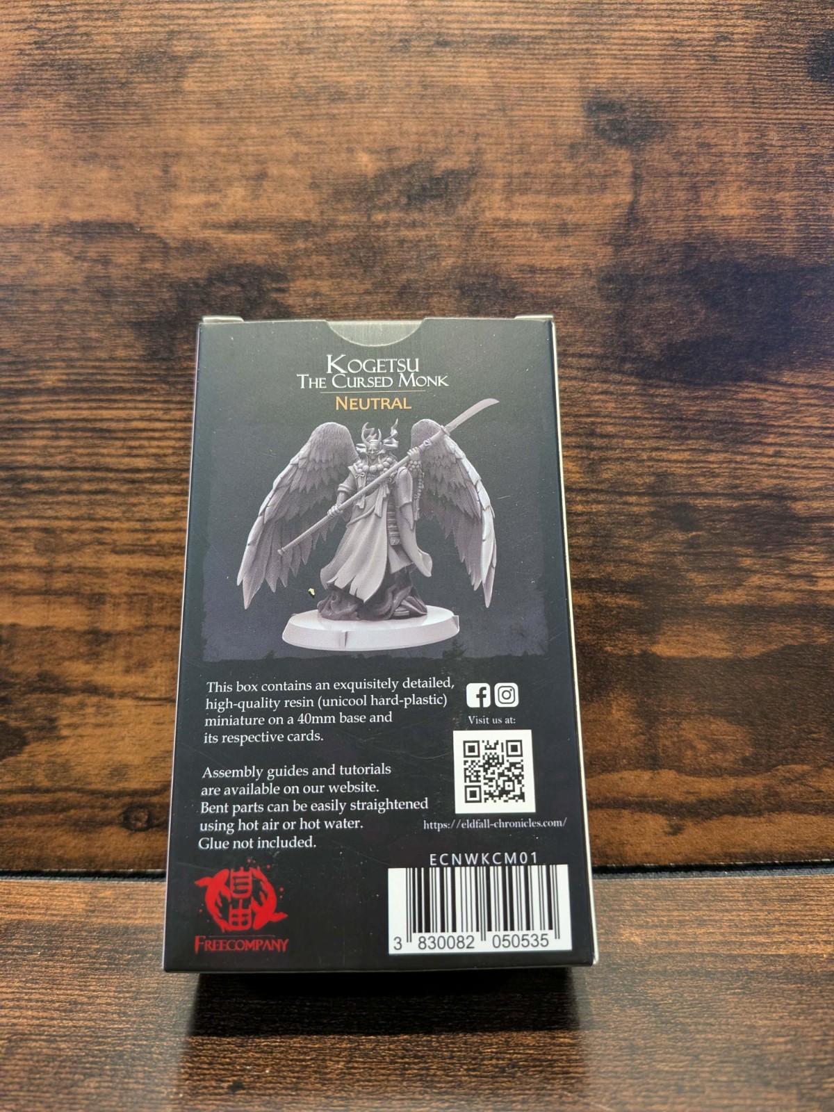 Eldfall Chronicles: Kogetsu - Cursed Monk Miniature Character Expansion NEW