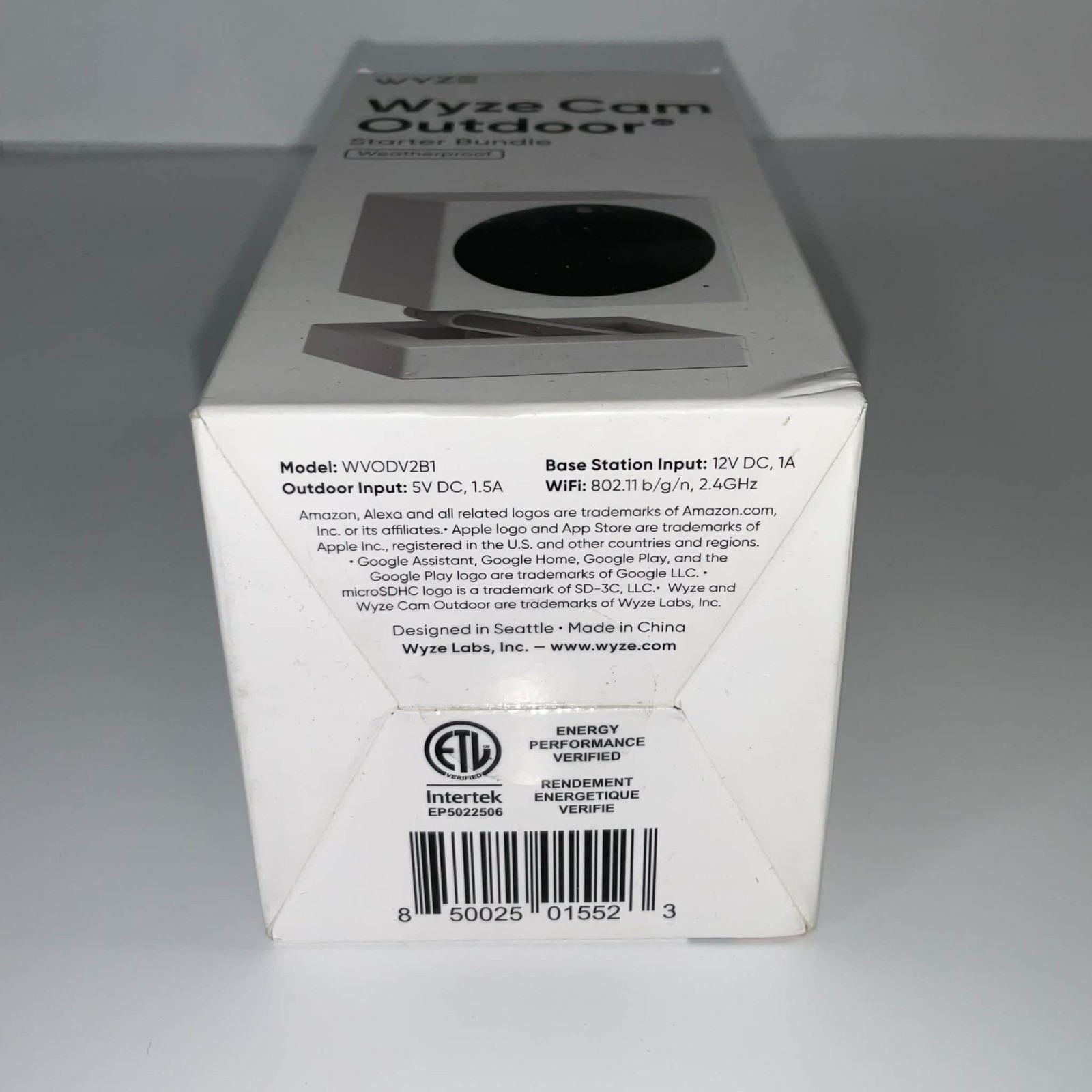 *NEW* Wyze Cam Weatherproof Outdoor Starter Bundle V2 (WVODV2B1) - White