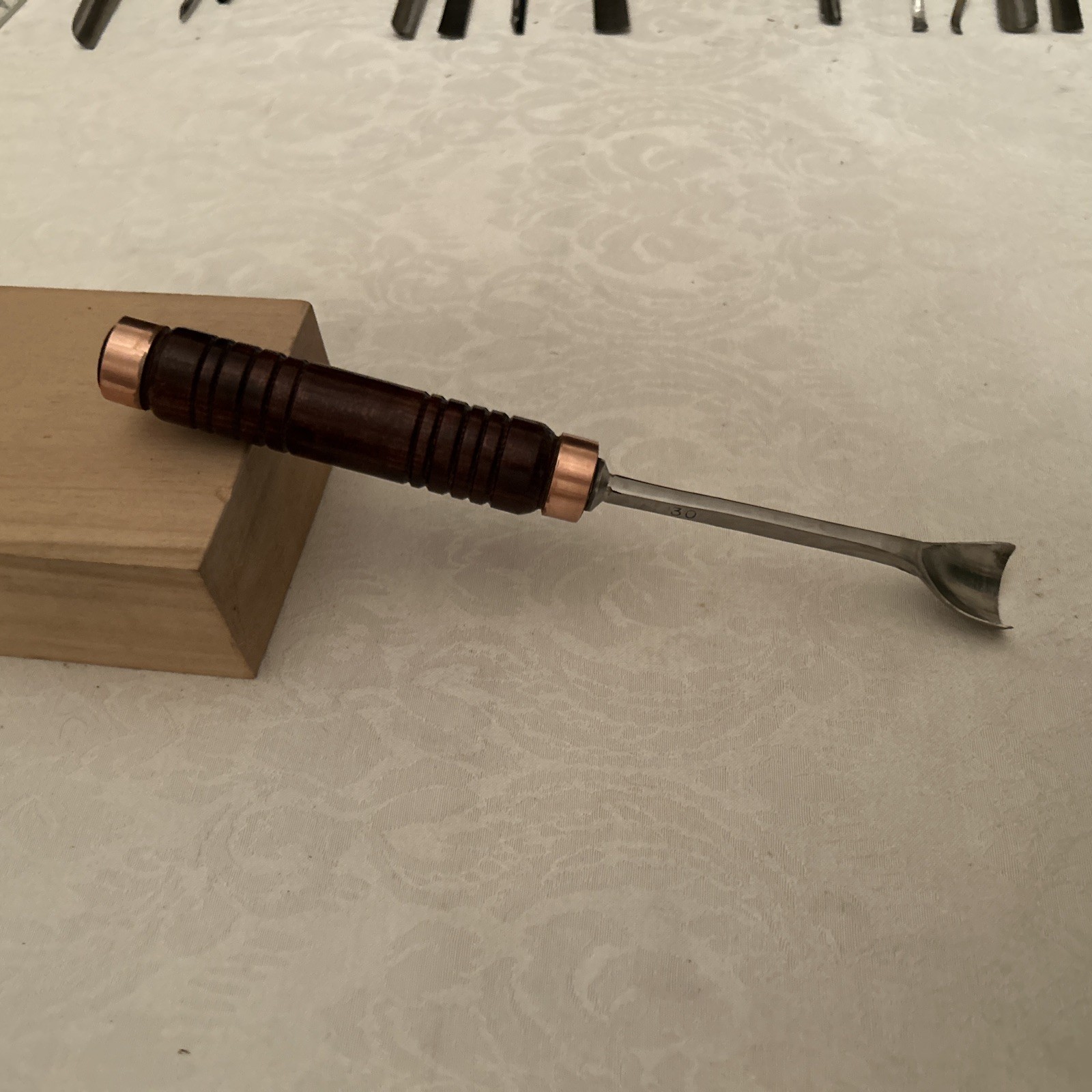 S.J. Addis Spoon Gouge # 30 Or 10a / 25mm 1’ Sharp Hardwood Handle Sheffield