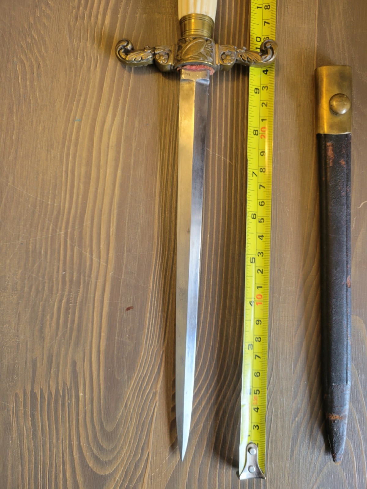 NICE! Pre-Civil War Mid Shipmans Dagger w/Original Sheath