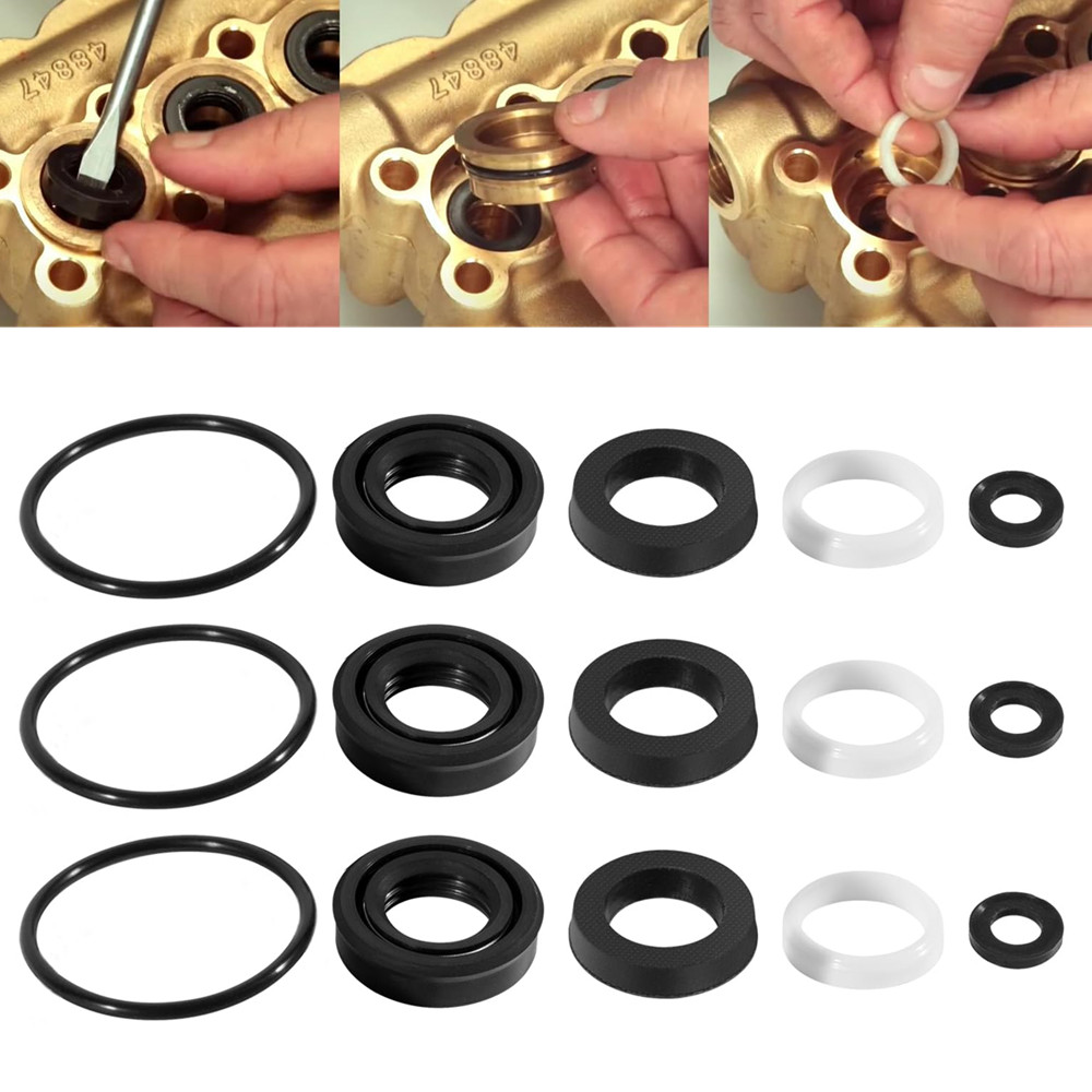 34262 Seal Kit for Cat Pump 66DX 6DX Pressure Washer Pump 66DX40G1I, 6DX35G1I
