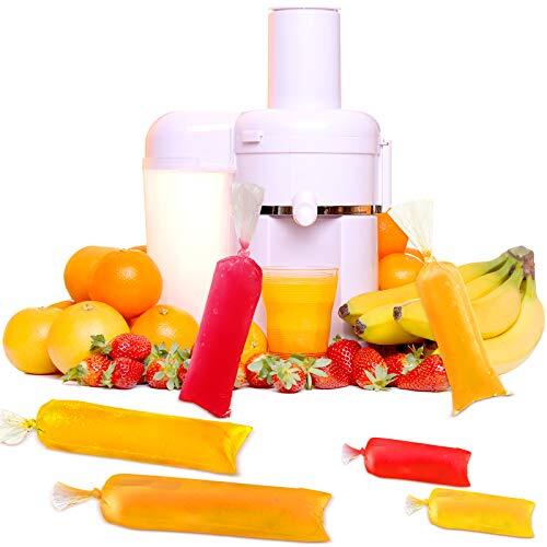300 Pcs Disposable Plastic Ice Lolly Bags Ice Cream Mold Bags for Ice Candy