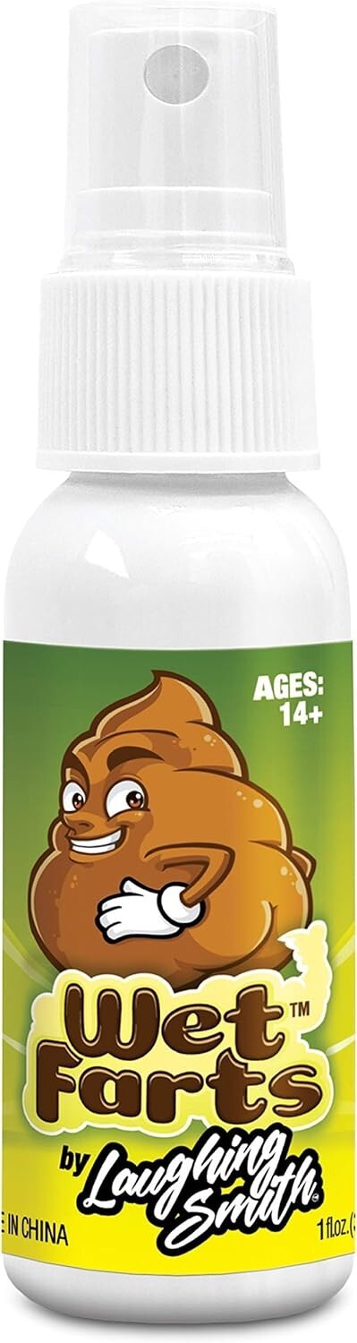 Laughing Smith - Wet Farts - Potent Stink Spray - Extra Strong Stink - Prank Gag
