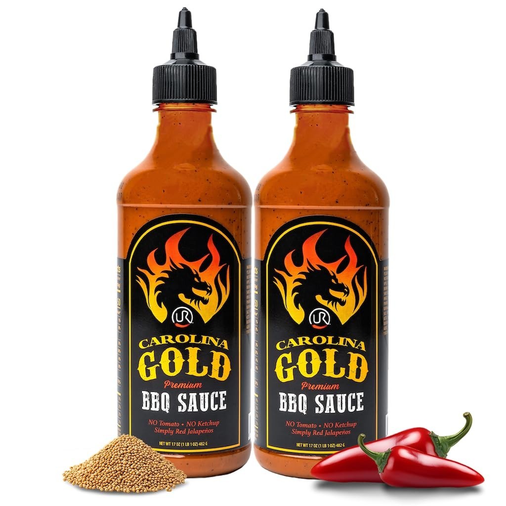 NEW Underwood Ranches Carolina Gold BBQ Sauce - Made with Red Jalapenos 2 x 17oz