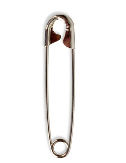 Lot of 1,440 Size #3 - 2" Safety Pins Rust Resistant, Closed (1440/Pack)