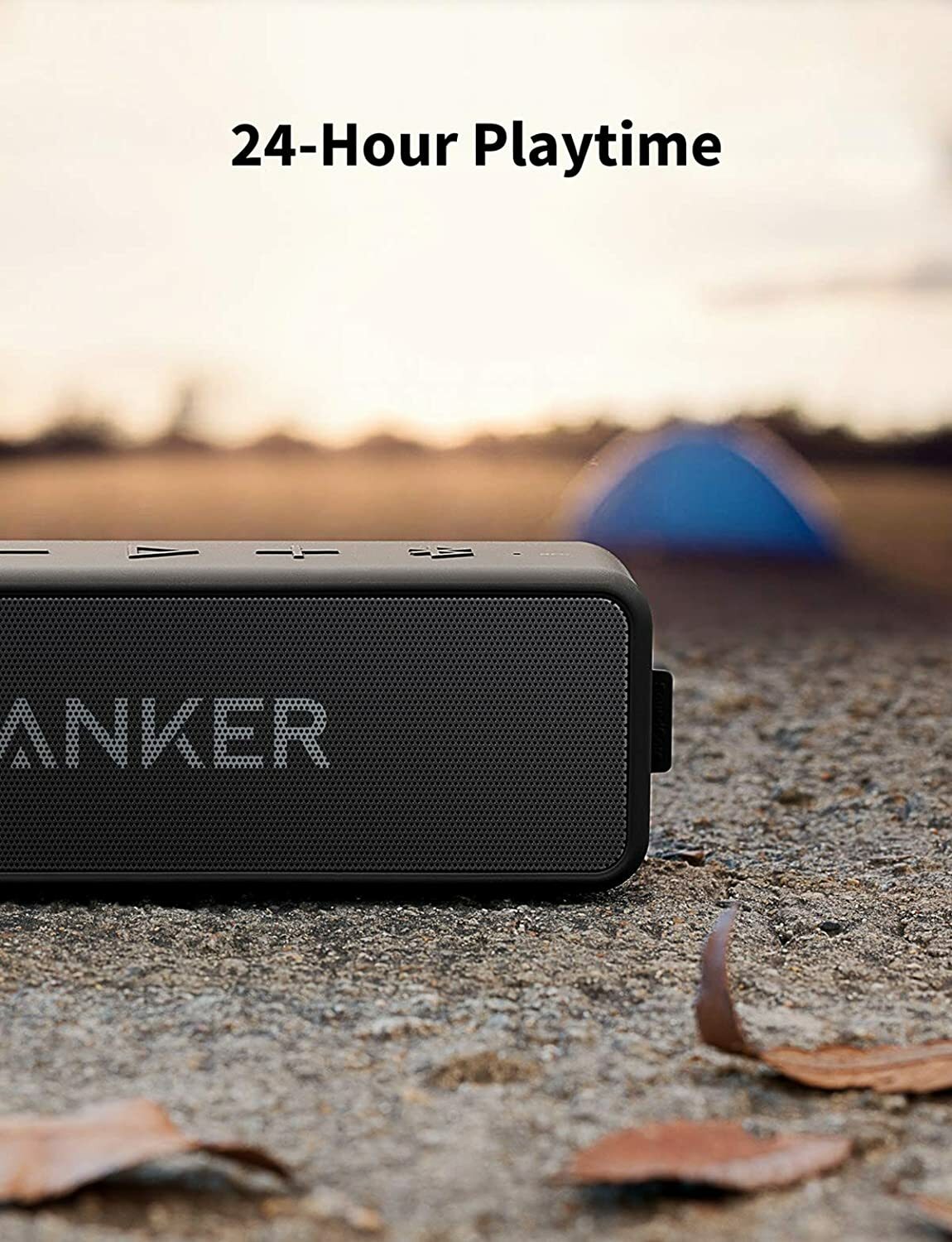 Anker Soundcore 2 Portable Bluetooth Speaker Stereo Bass Waterproof for Outdoor