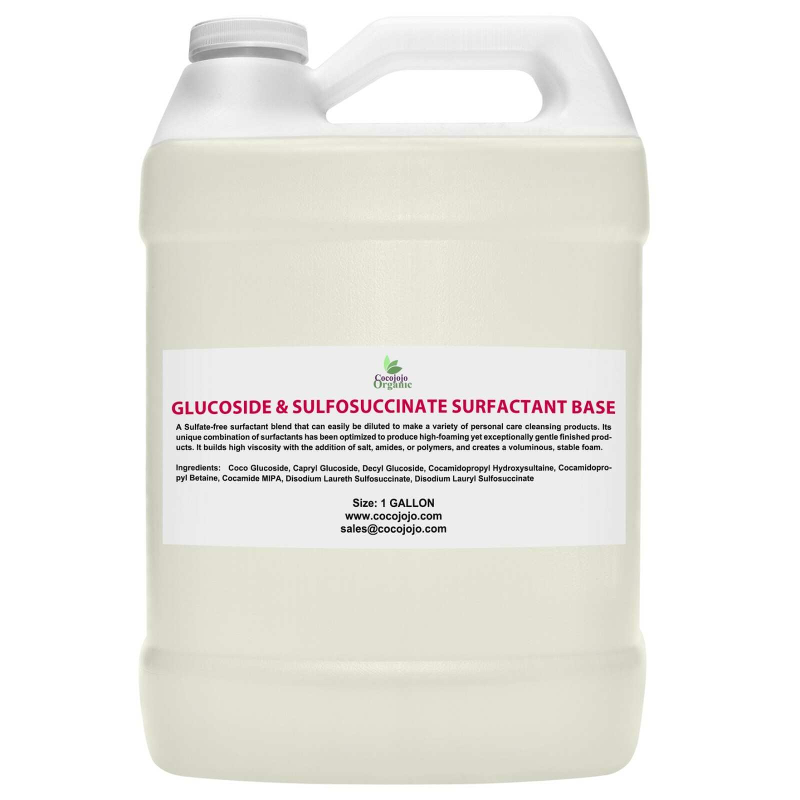Glucoside and sulfosuccinate surfactant base blend bulk foaming shampoos gel diy