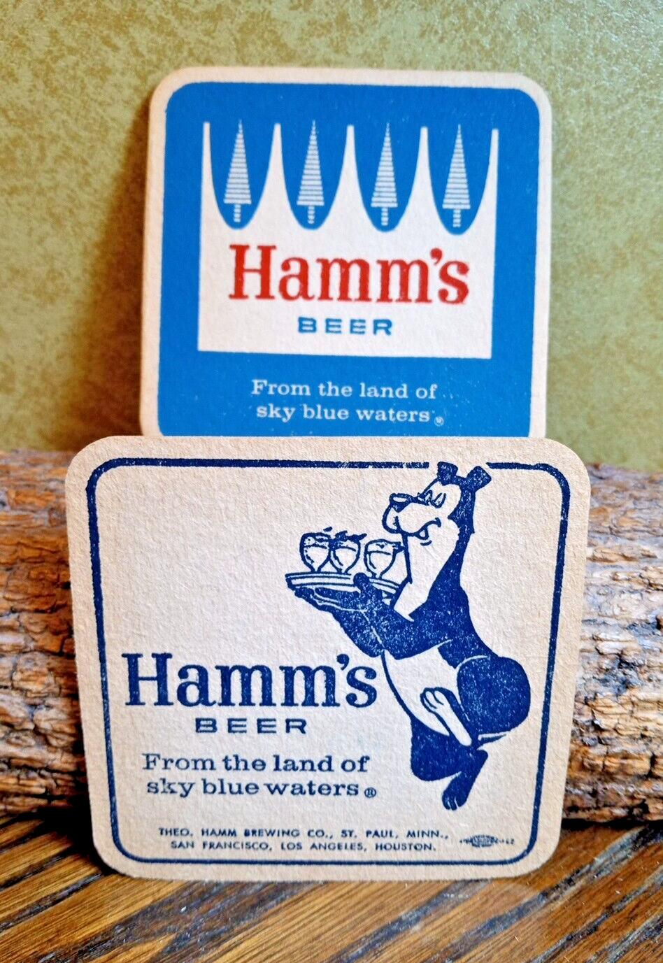 Hamm's Beer Coaster ... 1960s ... St. Paul Mn.