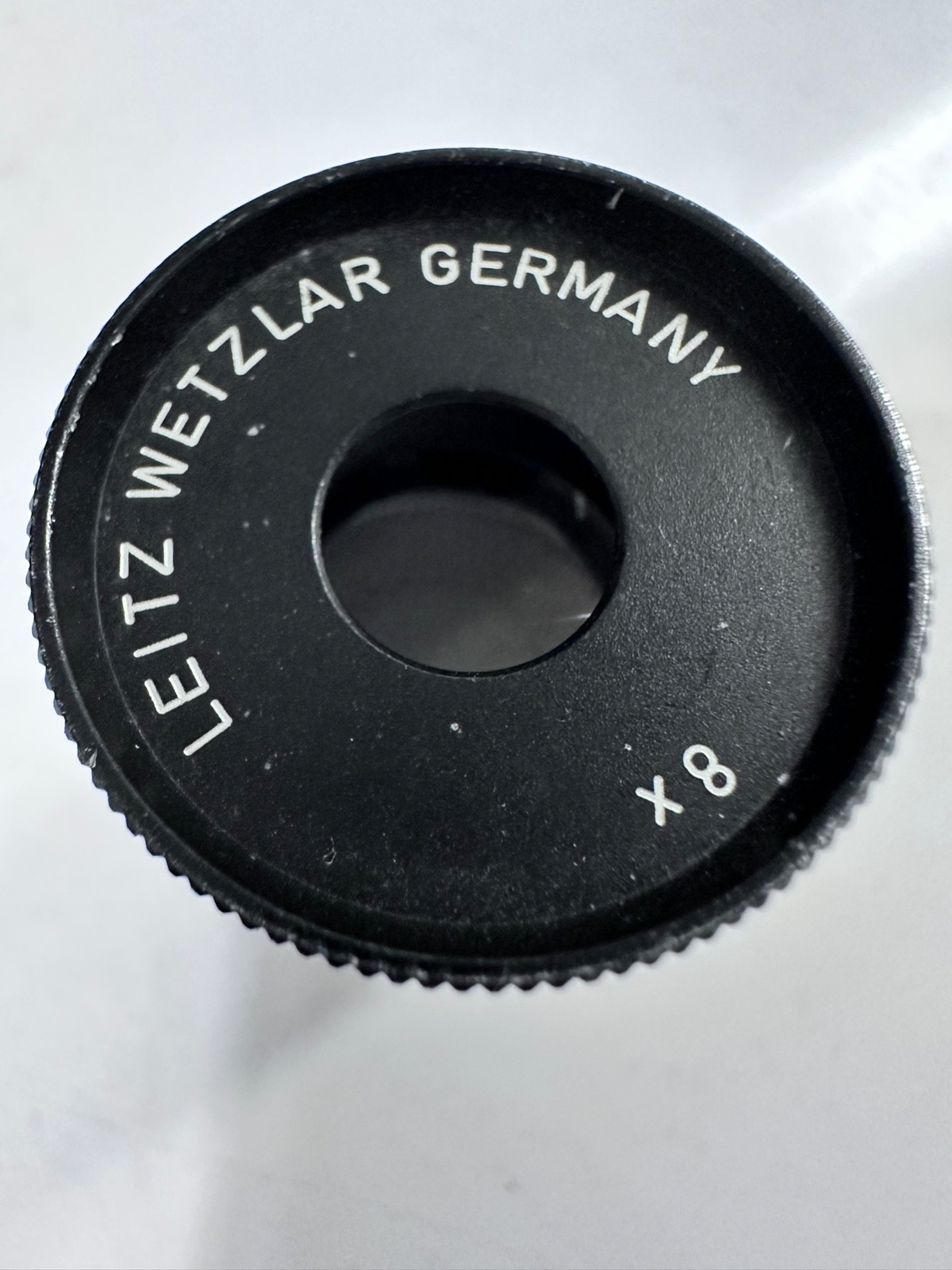 LEITZ WETZLAR Germany 8x Loupe Scale Measuring Magnifying Glass