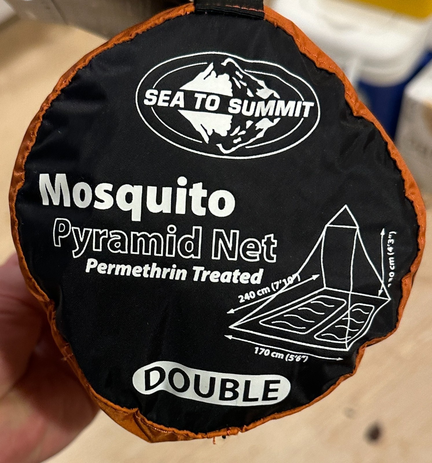 NEW Mosquito Net Sea To Summit Double PyramidNet Mesh 7'10”x5'6"x4’3” Treated