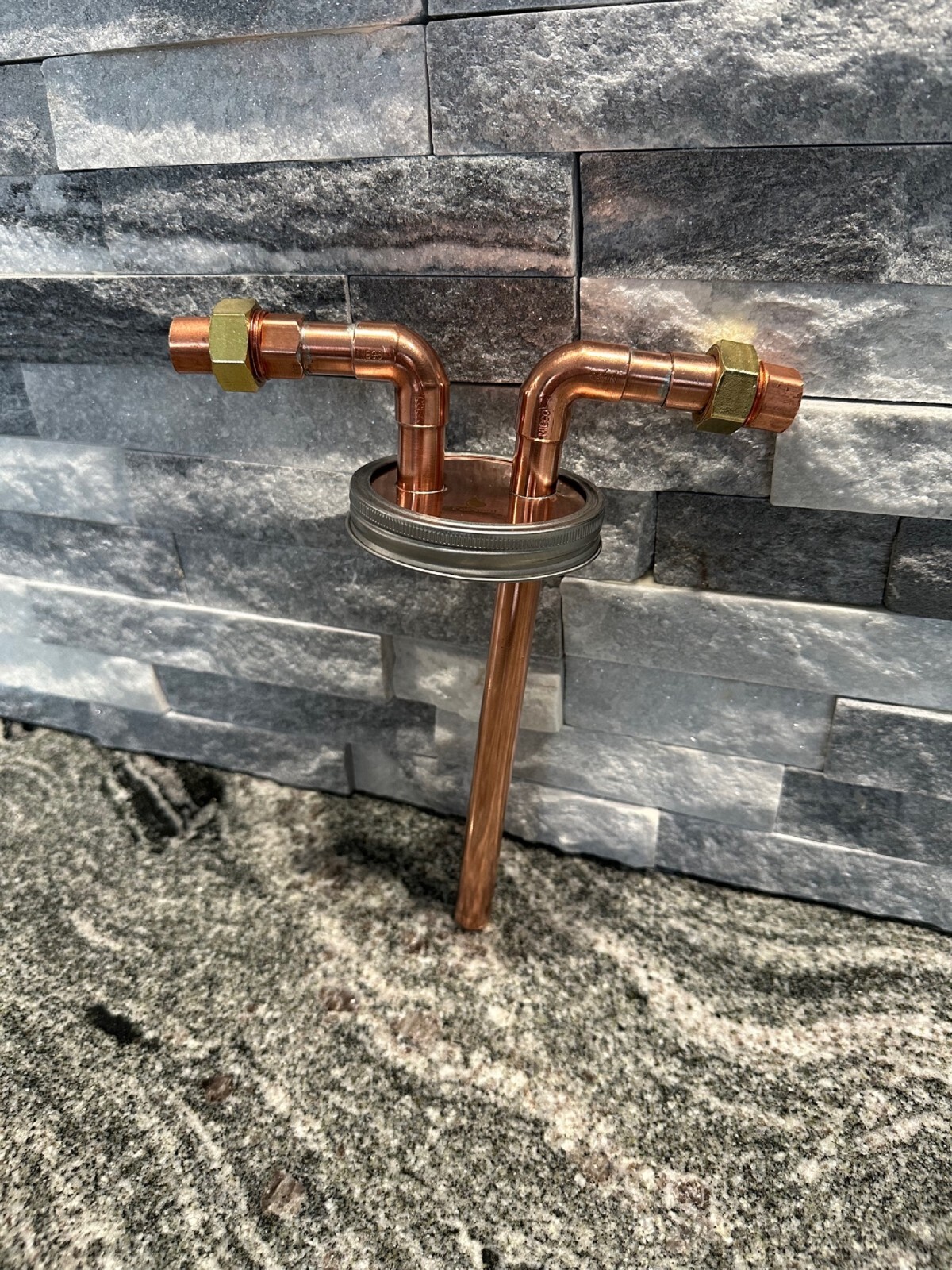 CoProof 1/2” Mason Jar Thumper Mouth With Fitting for Distill A5