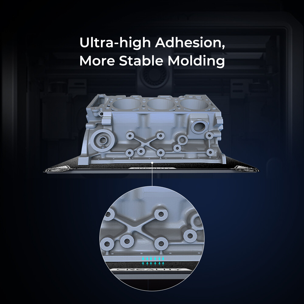 Creality K1C Build Plate 235x235mm Textured PEI Flexible Spring Steel for K1C