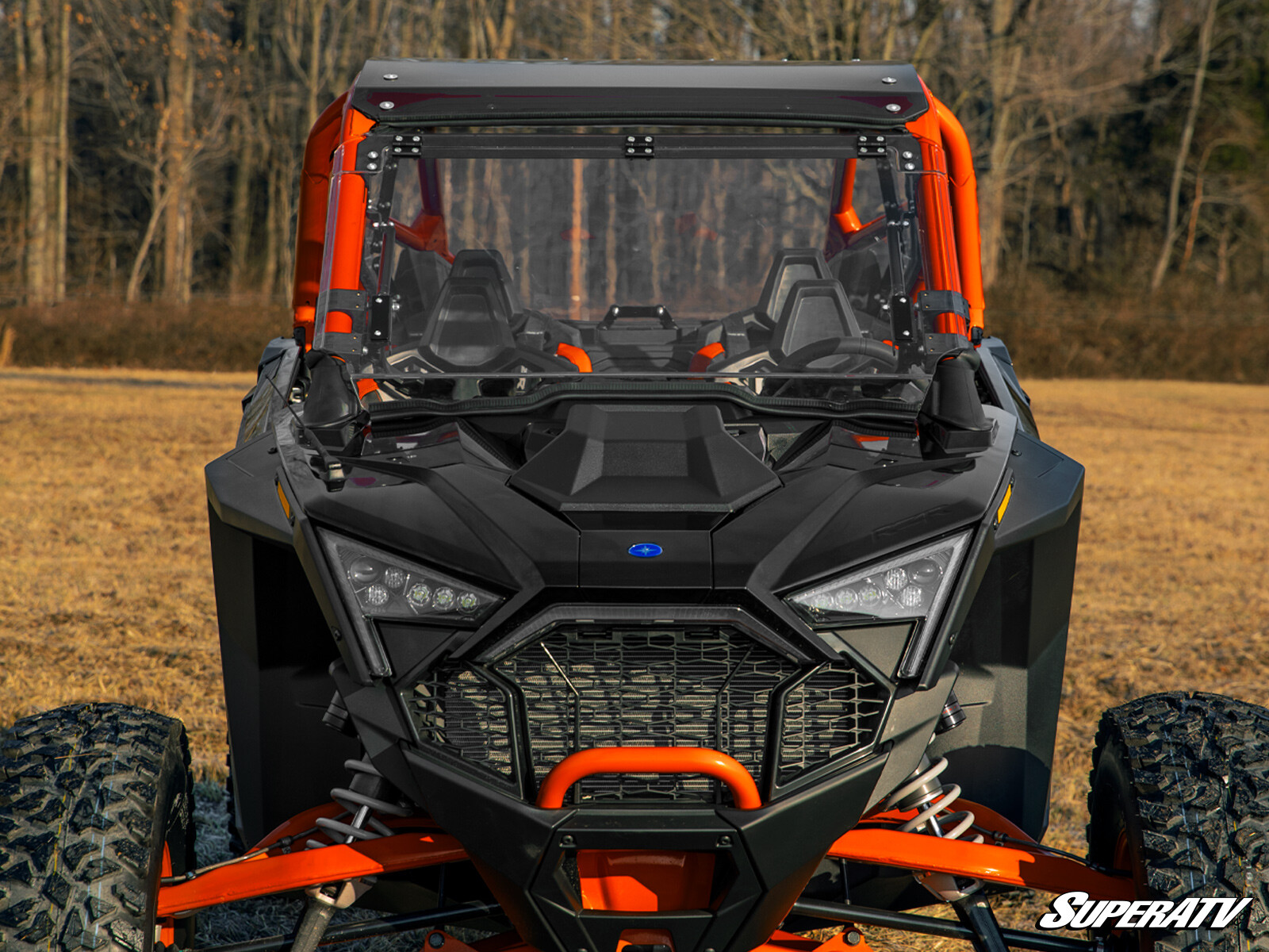 SuperATV Scratch Resistant Flip Windshield for Polaris RZR PRO R 4 (2022+)