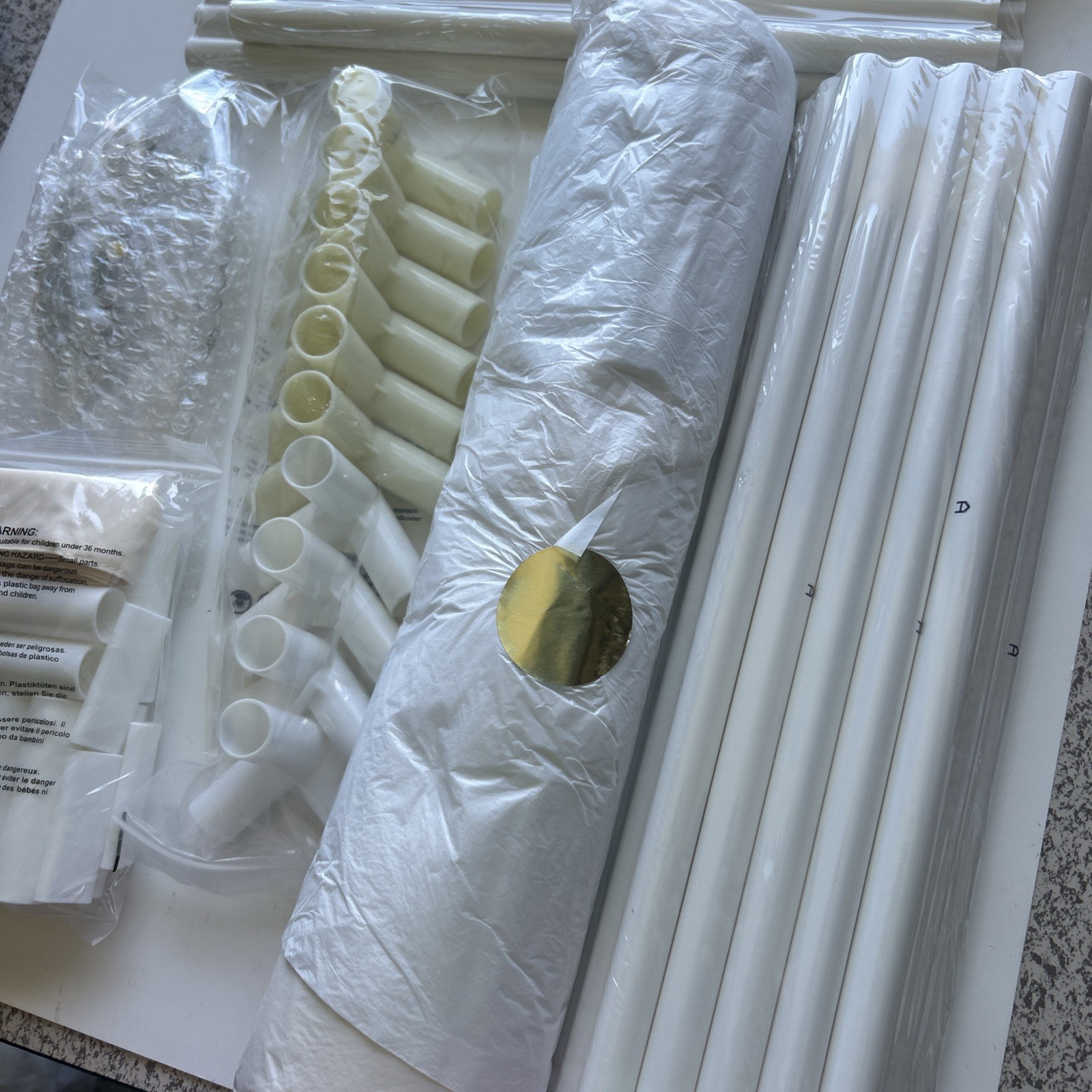 Tiny Land Kids Tent with Mat and Star Lights, Indoor Playhouse for Toddlers