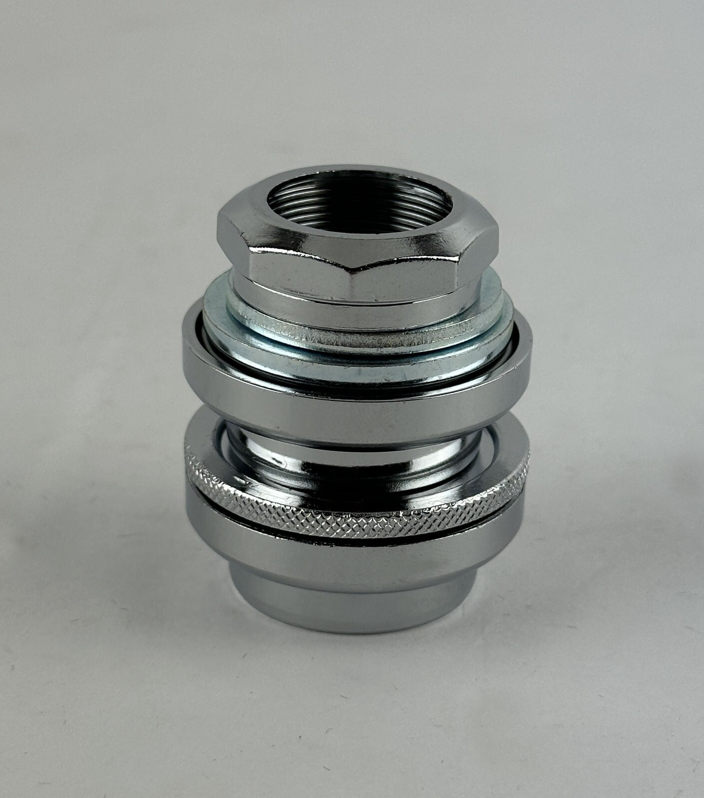 CHROME CRUISER BICYCLE HEADSET 1" FORK BMX LOWRIDER CHOPPER VINTAGE RAT ROD BIKE