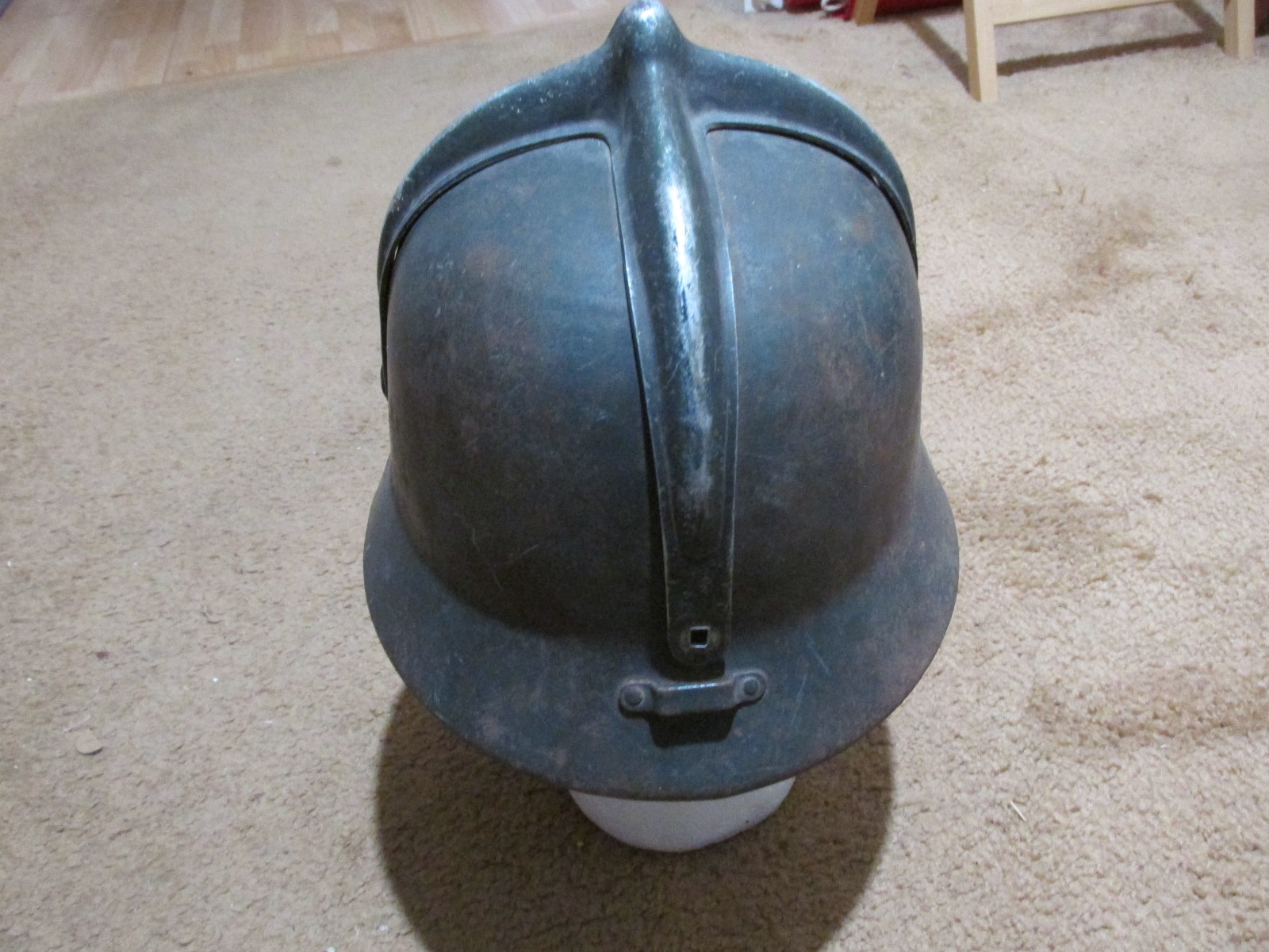 WW2 Hungarian Tuzolto military fire helmet GY 66 (Gyor)