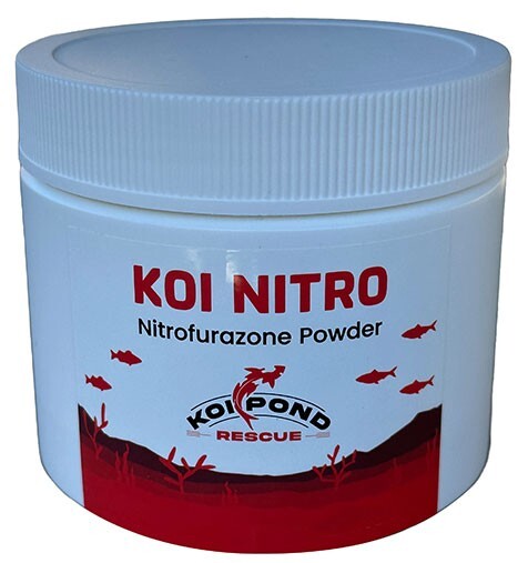 KOI NITRO Nitrofurazone Powder for Fish Ponds & Aquariums - 100 Grams