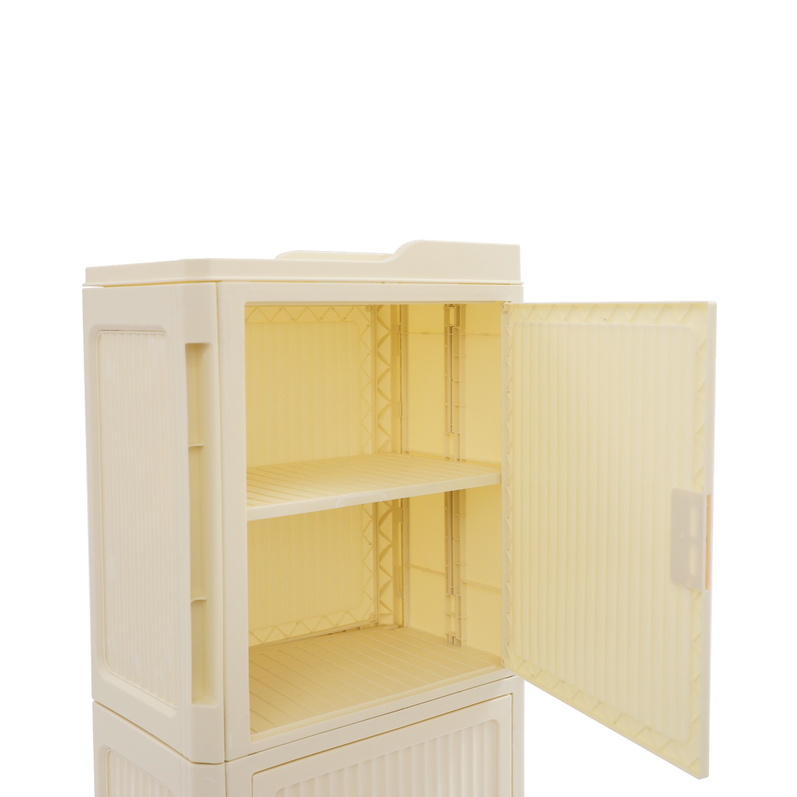 Narrow Slim Storage Cabinet, Storage Cabinet with Lockable Wheels PP 37*22*83cm