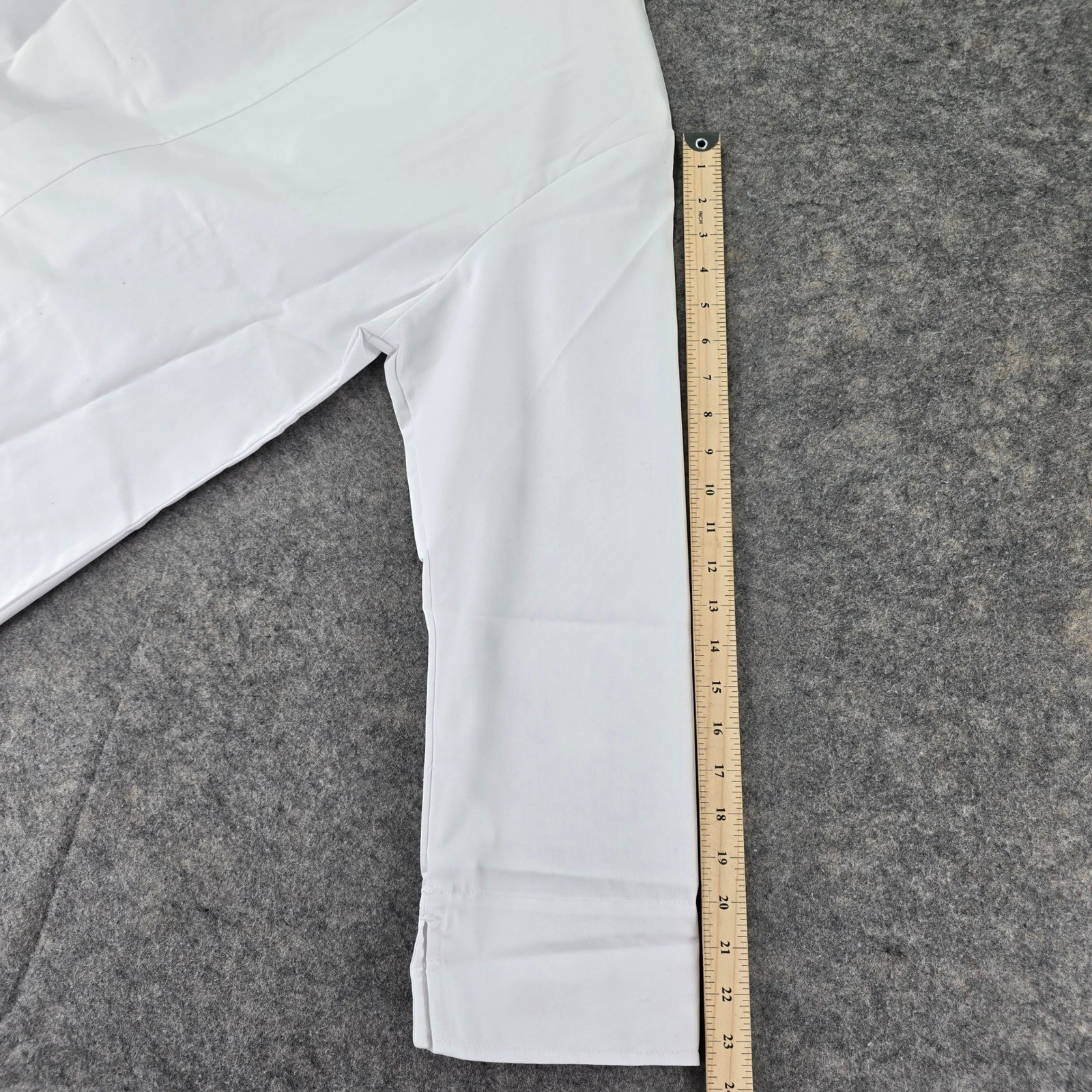 Sodexo White Chef Coat Red Trim Double Breasted Snap Button Size XS Unisex