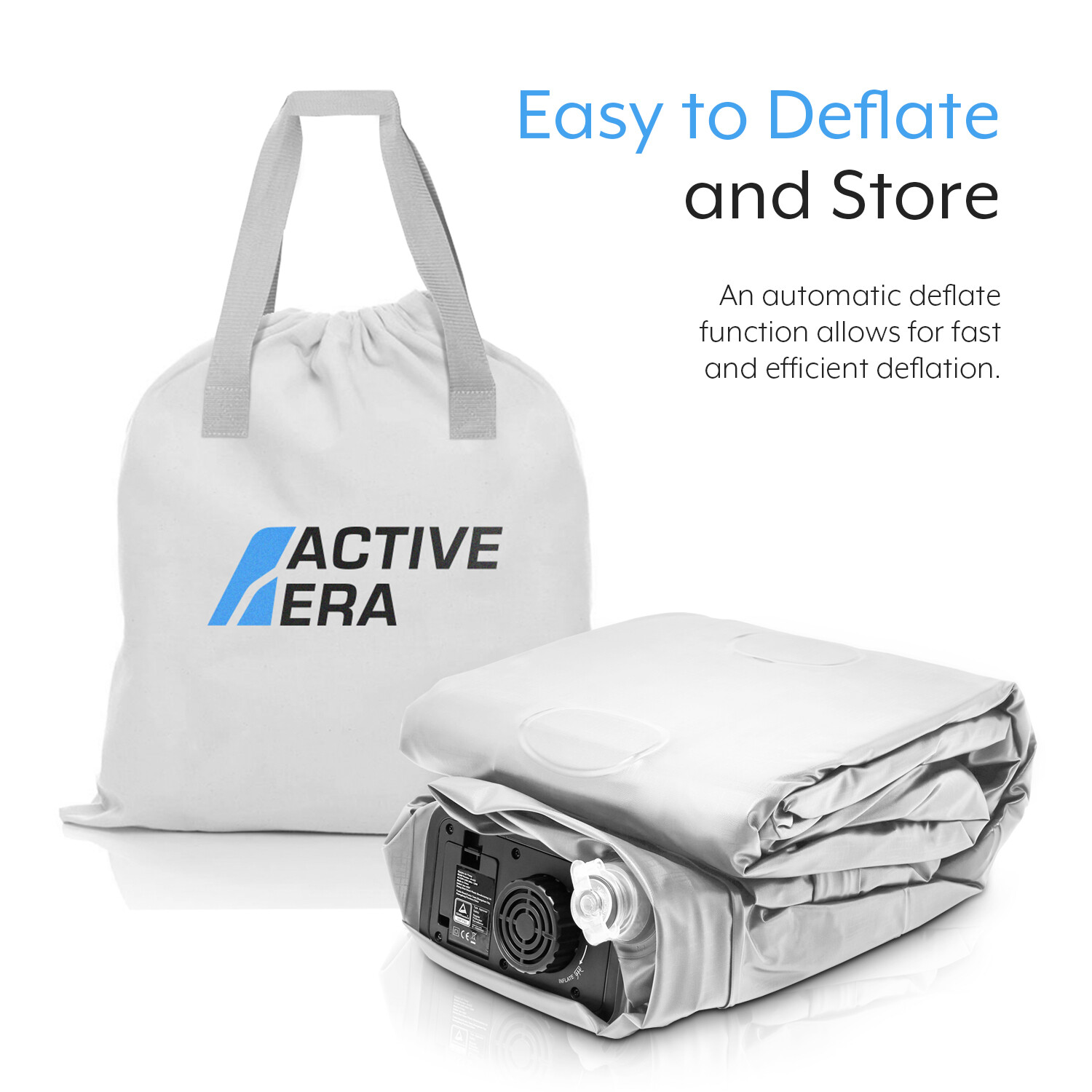 Active Era® Luxury Air Mattress Air Bed Inflatable Bed w/ Built-in Pump, Twin