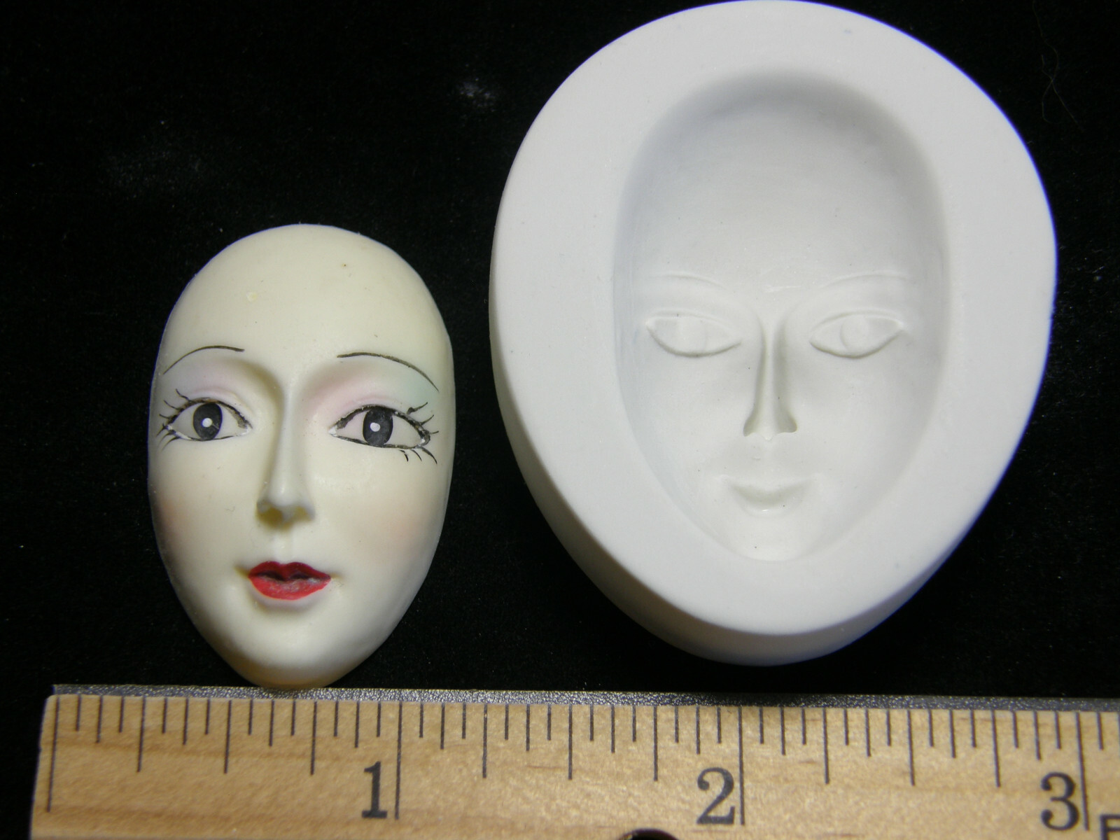 Goddess Face Polymer Clay Mold (MD1092)