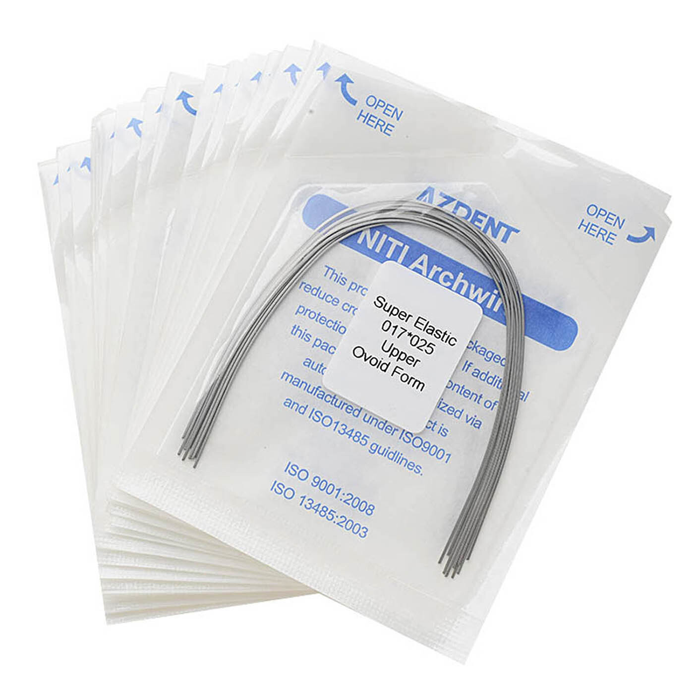 AZDENT Dental Orthodontic Super Elastic Niti Arch Wires Rectangular Ovoid FDA