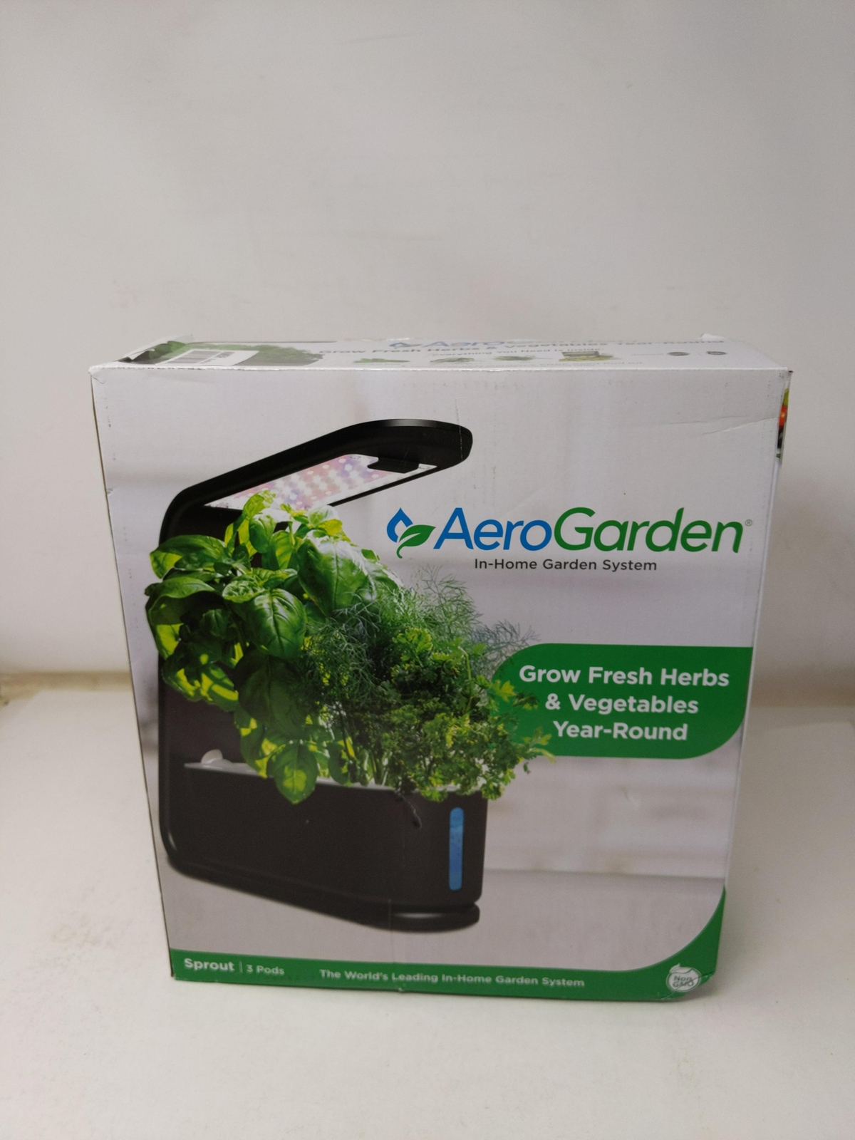 AeroGarden Sprout Indoor Hydroponic Herb Garden Black 2020 Model