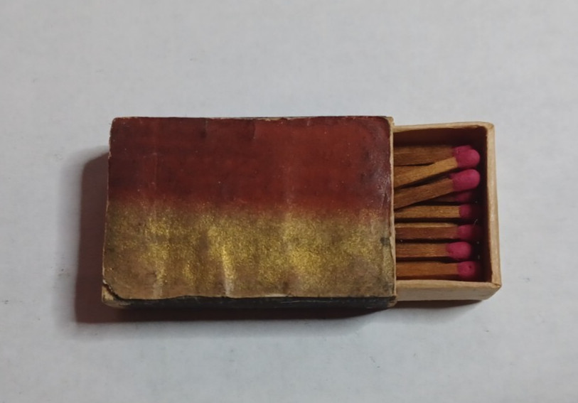 Antique Sterling Silver Marked Match Box Holder Cover 14g