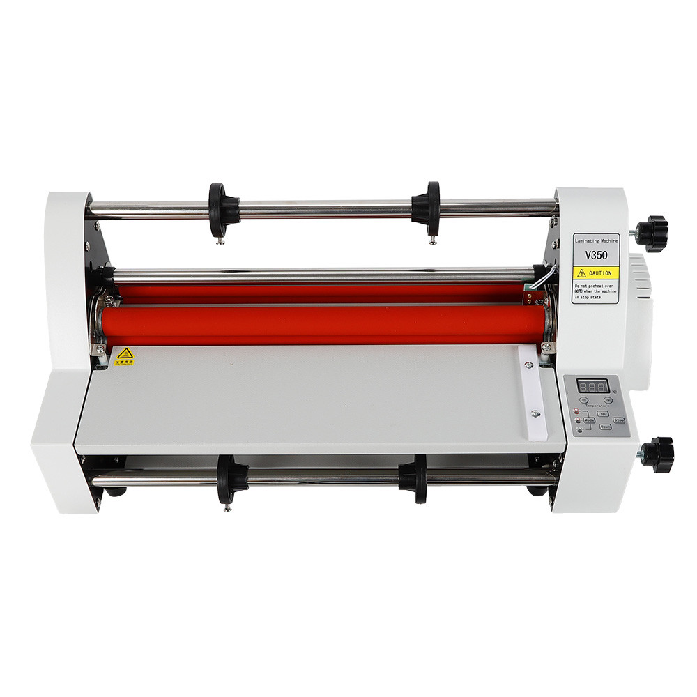 13" Hot Cold Roll Laminator Laminating Machine+Single&Doubel Sides Laminating US