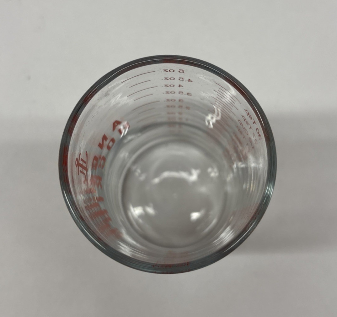 ANCHOR HOCKING 5 oz. Graduated MEASURING GLASS Tempered Jigger Shot MultiTool