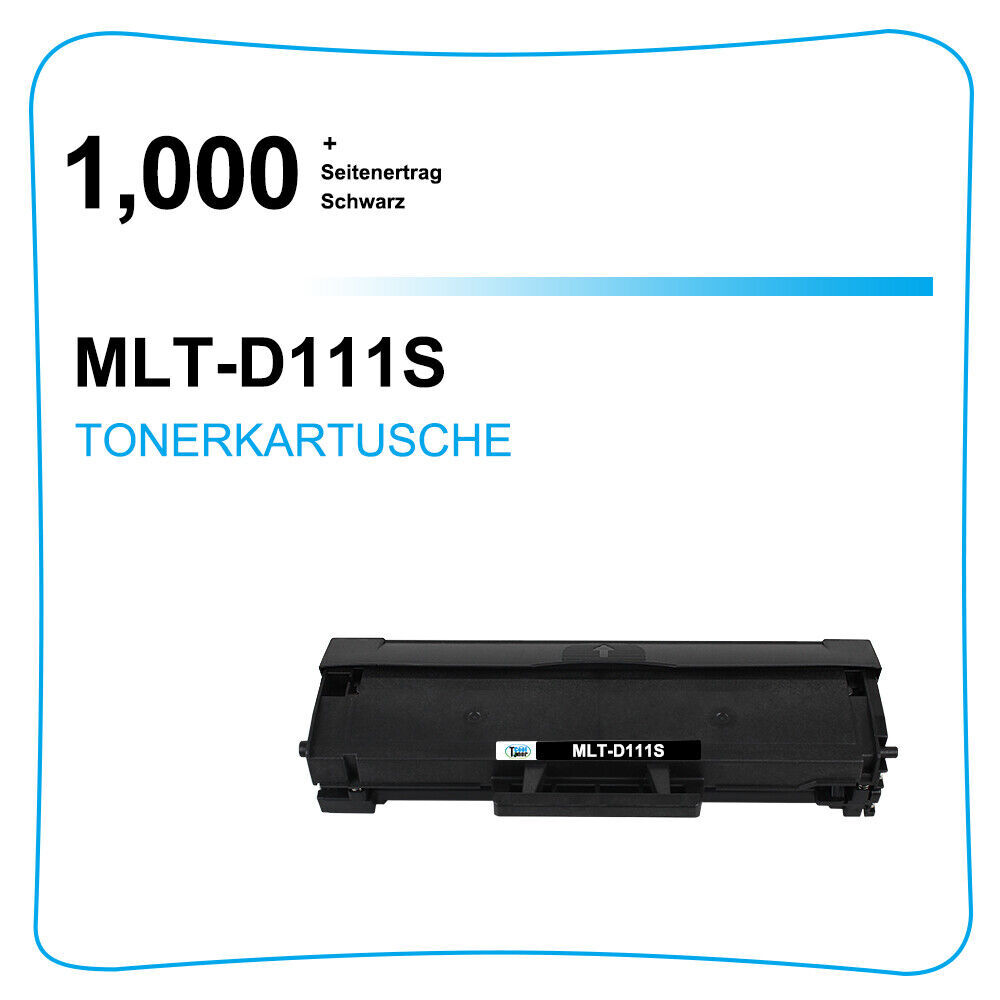 2PK MLT D111S 111s Toner Cartridge Compatible for Samsung Xpress M2020W M2070FW