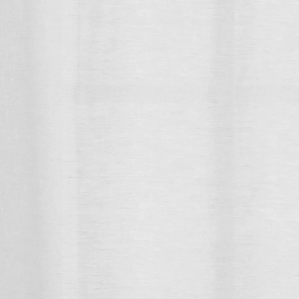 Threshold Light Filtering 100% Linen Single White Curtain Panel 54" x 95"