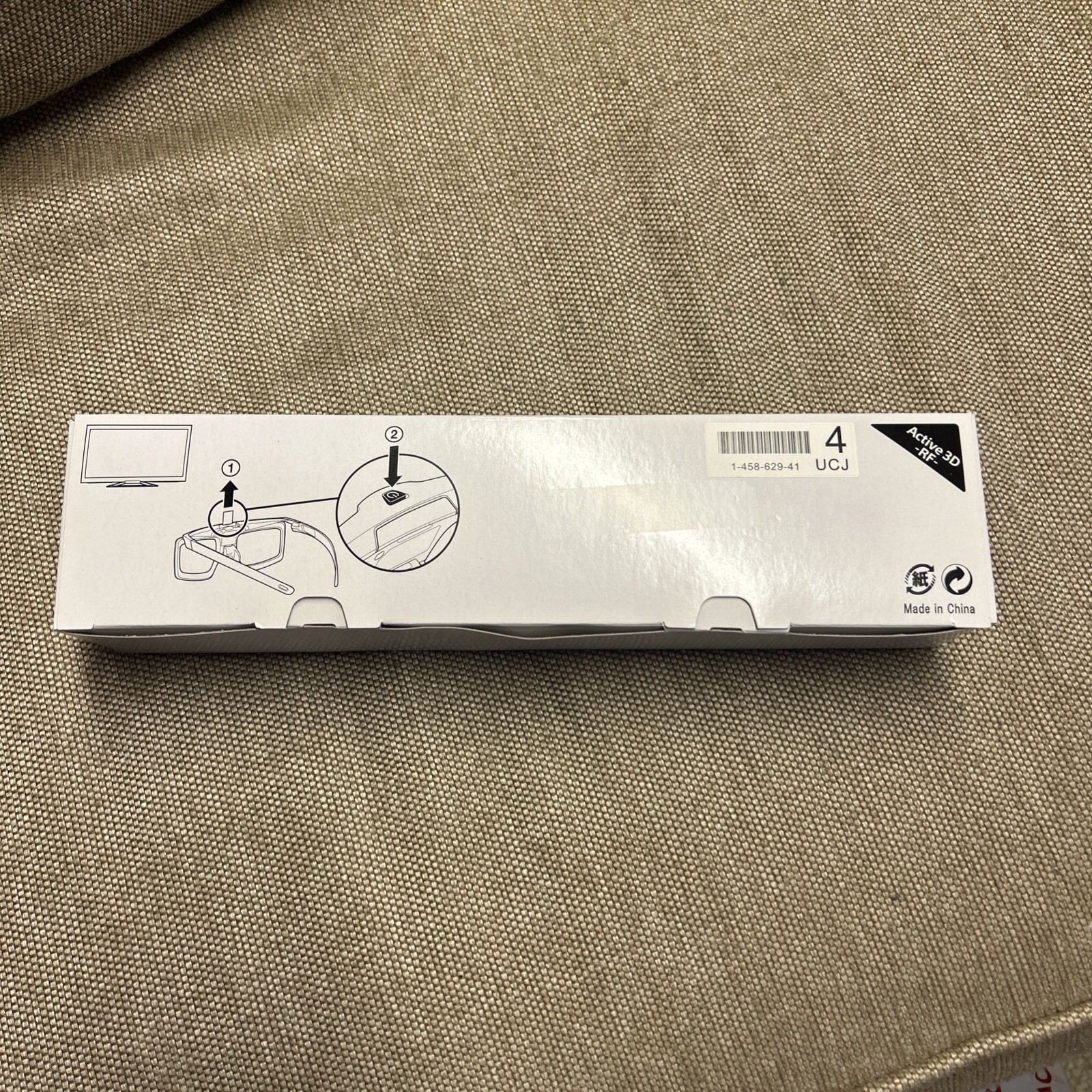 Set of 4 NOS New 3D Active Shutter Glasses Sony TDG-BT400A RF Bluetooth Lunettes