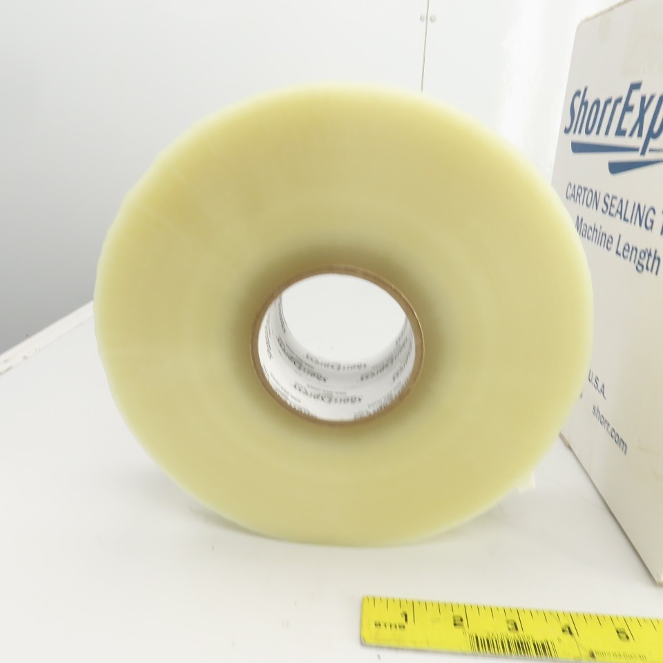 ShorrExpress 15120011 Carton Sealing Tape 72mm x 914m 1000YRD Clear 4 Rolls/Case