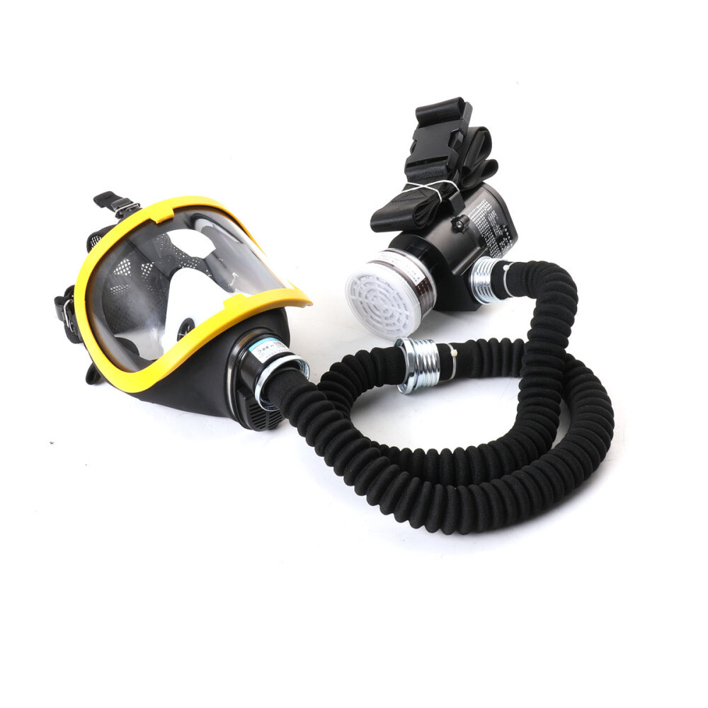 Electric Full Face Gas Mask Constant Flow Respirator Supplied Air Fed System