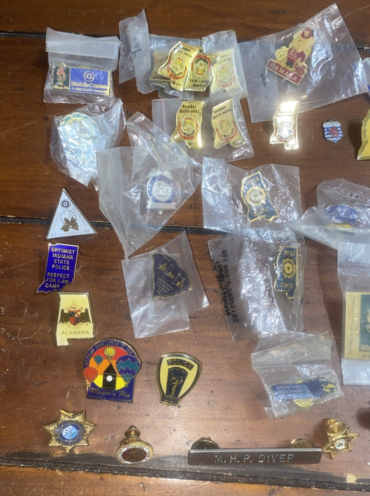 Lot Of Pins Some Law-Enforcement, And Miscellaneous