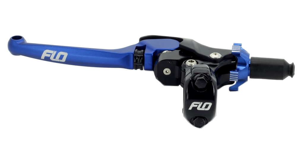 Honda Yamaha Suzuki Kawasaki Clutch lever Assembly by Flo Motorsports Blue