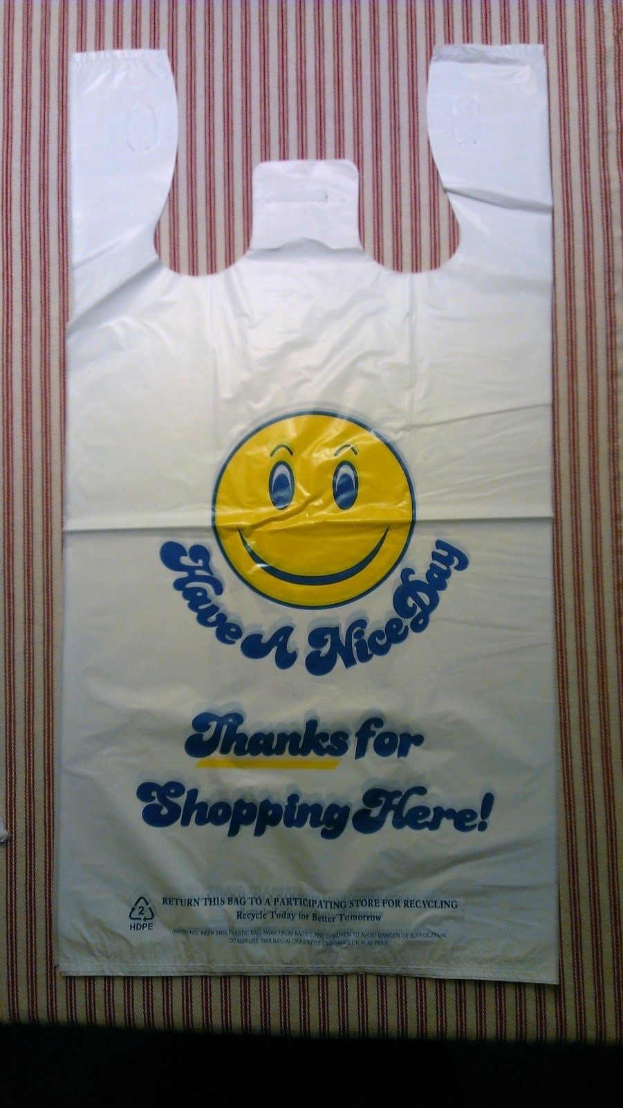 200 Medium T Shirt Carry Out Retail Supermarket Grocery Plastic Shopping Bags