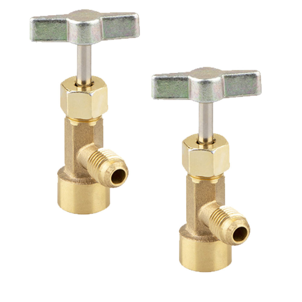 2X Piercing Type R134a A/C Can Tap 1/2" ACME Tapper Dispensing Valve USA