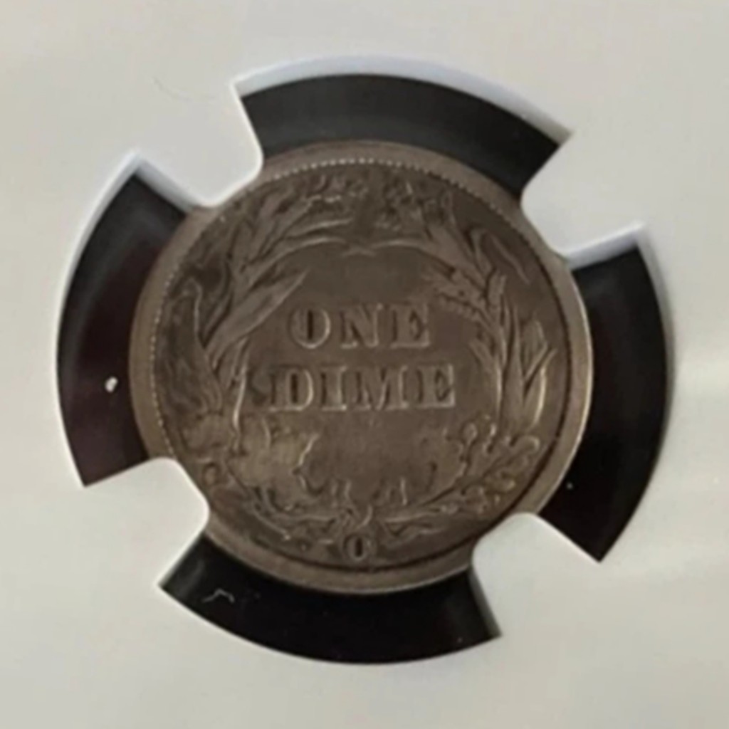 1896-O Barber Dime New Orleans, Highly Collectible, Scarce This Nice Key Date