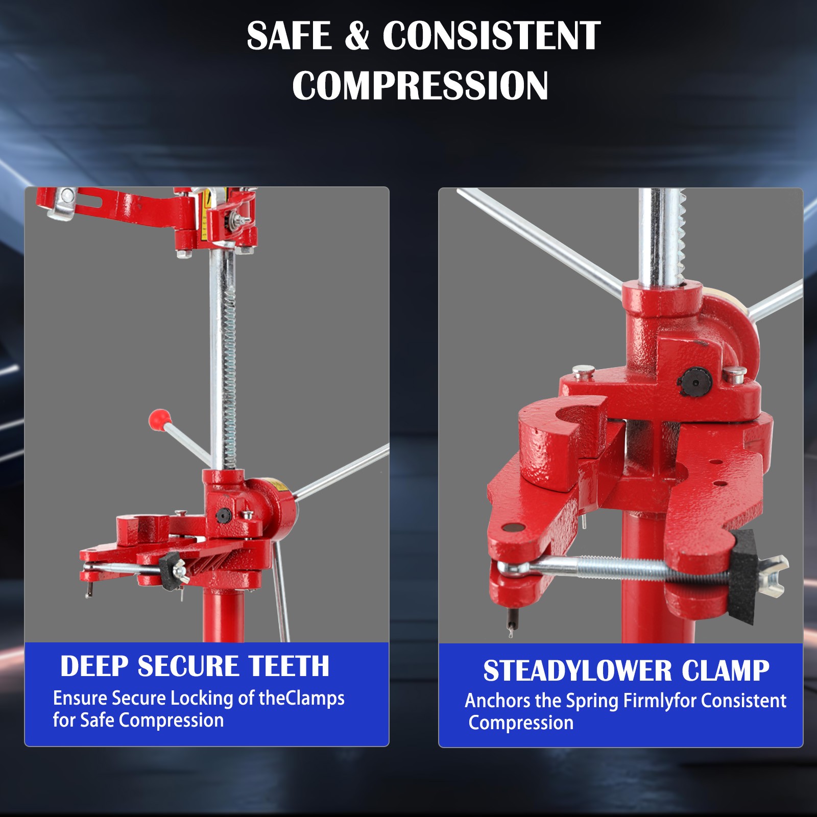 Hand Operate Strut Coil Spring Press Compressors Auto Tools Equipment Compress