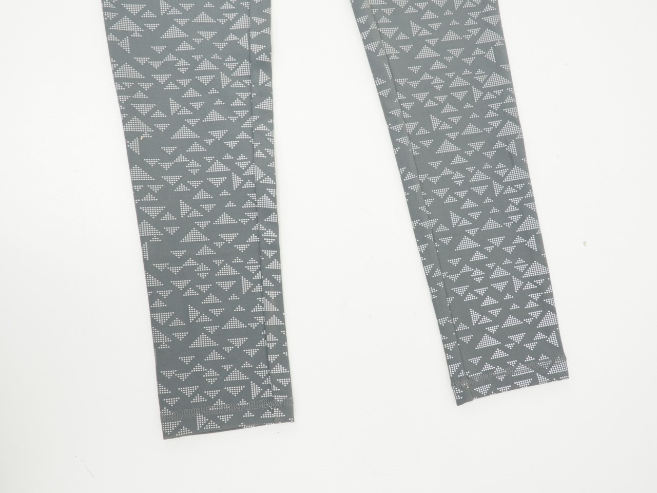 New! GOFLUO Cityglow Reflective Active Tights / Leggings Size Med Gray High Vis