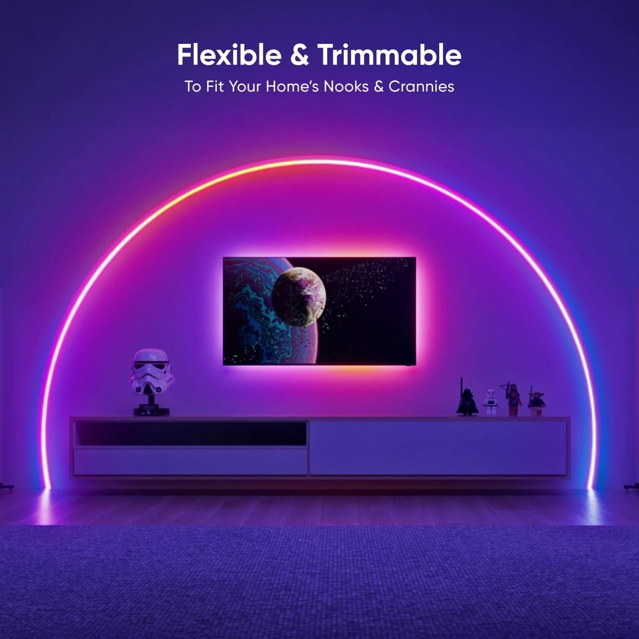 Nanoleaf Essentials Matter HD Multicolor Lightstrip (16.4ft) – Smart RGBIC LED S